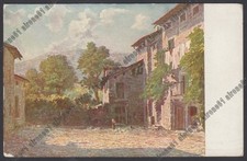 COMO PELLIO INTELVI 14 Pittore ENRICO SOTTILI Cartolina