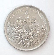 5 Franchi 1971 Francia Raro