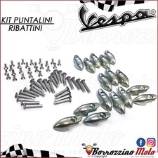 KIT RESTAURO PUNTALINI RIBATTINI STRISCE PEDANA TIPO ORIGINALE VESPA 125 VNB1-2