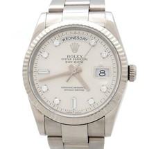 Rolex Day Date ref. 118239 Oro Bianco Diamonds Dial Scatola e Garanzia Originali