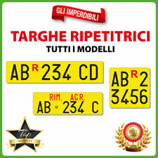 Lettere Adesive Per Targa Ripetitrice Adesivi Auto Trattore Rimorchio Camion TOP