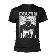 1BURZUM T-shirt metallo nero
