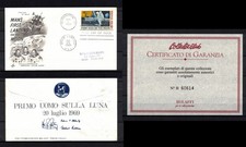 1969 PRIMO UOMO SULLA LUNA - STATI UNITI USA - CON FIRME ASTRONAUTI - BOLAFFI