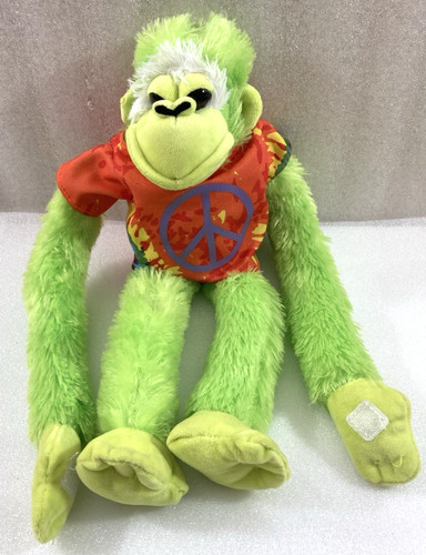 Peluche scimmia verde lime