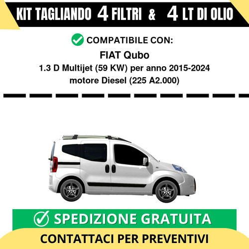 Tagliando per fiat qubo - per,