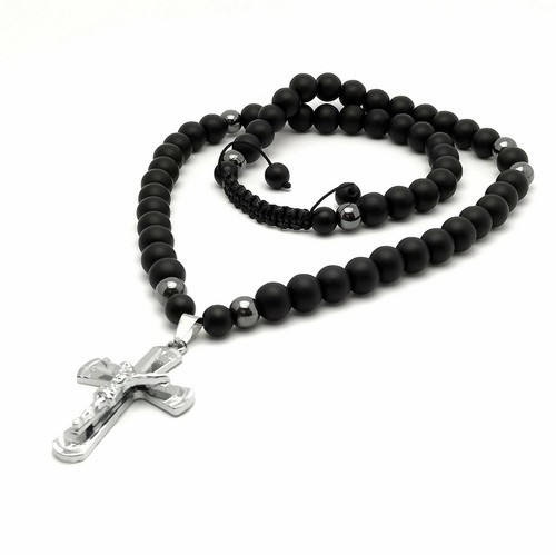 Collana uomo croce gesù - uomo,