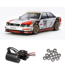 Tamiya Audi V8 4WD Touring Car 1:10 TT-02 Kit Brushless Edition - 300058682BL