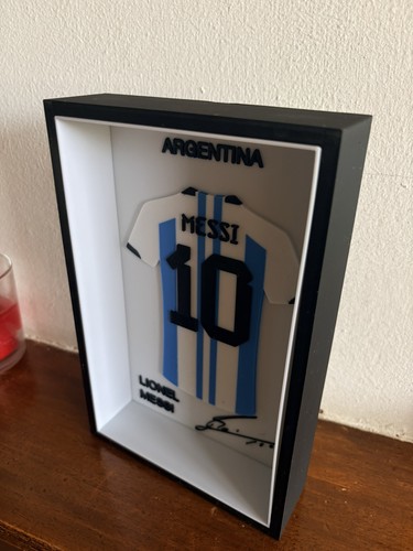 Quadro maglia calcio messi - maglia,