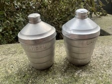 SET COPPIA VECCHI BARATTOLI DA