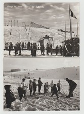 ASIAGO CON LA NEVE VICENZA 3 CARTOLINE SCIOVIA E SCUOLA SCI VIAGG. ANNI '60 FG