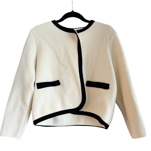 Giacca donna panna boucle