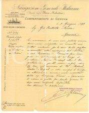 1893 GENOVA Navigazione