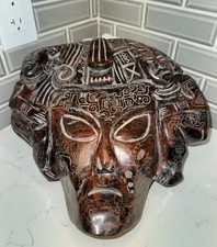 Maschera guerriero ossidiana