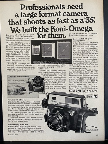 Pubblicità vintage 1970