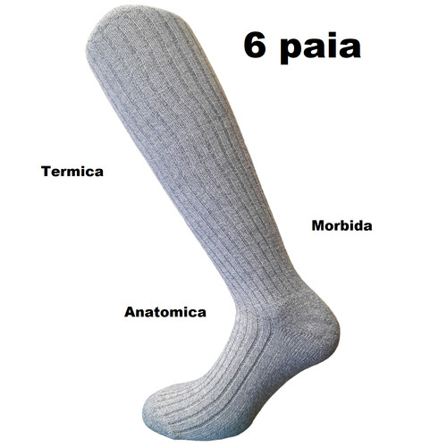 Calza uomo lunga paia di - 6,