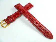 CINTURINO OROLOGIO ROSSO 16 mm