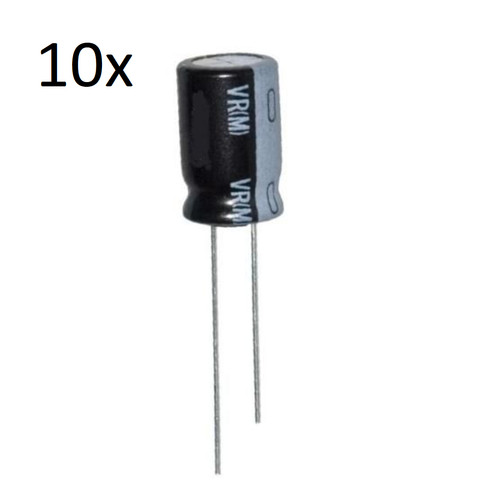 10x condensatore elettrolitico - 10x,