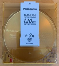 Tre dischi DVD-RAM Panasonic -