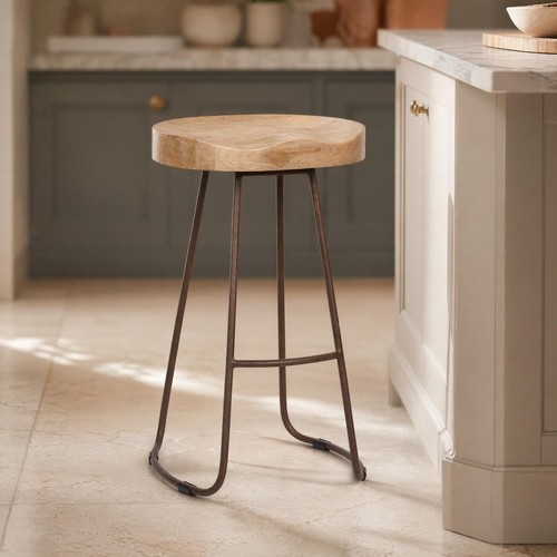 Sgabello bar vintage rustico