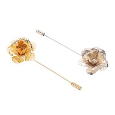  2 spille da bavero da uomo