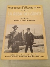 Spartiti Film per pochi dollari in più Clint Eastwood Ennio Morricone Italia '66