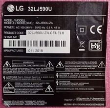 RICAMBI PER TV LG 32LJ590U