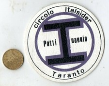 ANNI '70/'80 ITALSIDET TARANTO PATTINAGGIO - SCUDETTO DI STOFFA FABRIC SHIELD