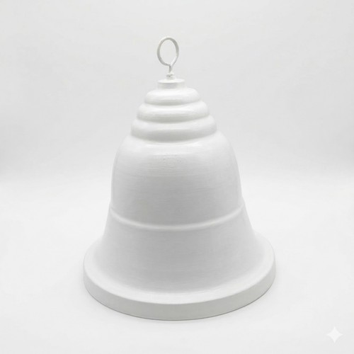 Campana metallo bianco - campana,
