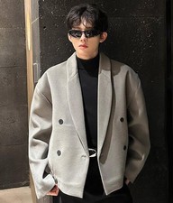 Cappotto Uomo Nuovo Bavero