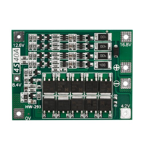 10pcs 40a bms 18650 - 4s,