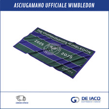 ASCIUGAMANO GIOCATORE TORNEO WIMBLEDON 2025 70x133 CM SKY