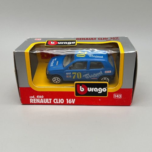 Bburago renault clio - bburago, 16v