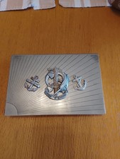 Porta Sigarette Argento Ammiraglio regia marina prima guerra 1 ww Con Incisione 