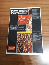 Gp Monza Programma Pieghevole 1989