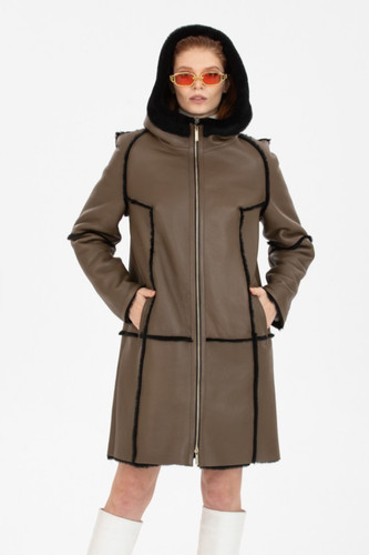 Cappotto donna shearling