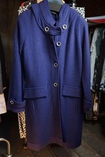 Moda donna cappotto giubbotto giacca maglia bisonte nuovo XL blu donna unisex designer 42