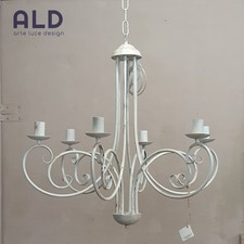 Lampadario in ferro battuto