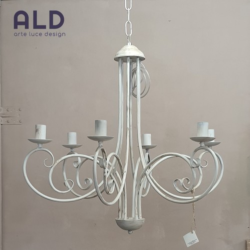 Lampadario ferro battuto - lampadario,