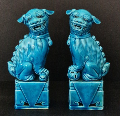Coppia cani foo cinesi vintage