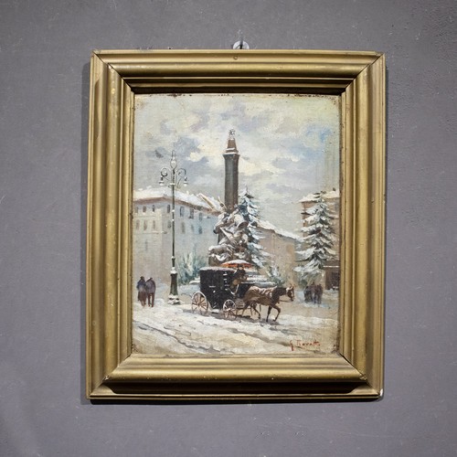 Rovatti dipinto olio su - g.,