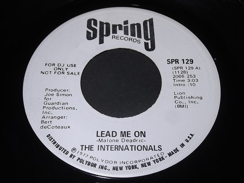 The internationals lead on - the, me
