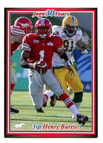 2010 jogo cfl henry burris - cfl,