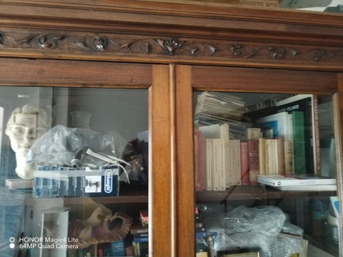 Libreria legno antica fine 800 - libreria,