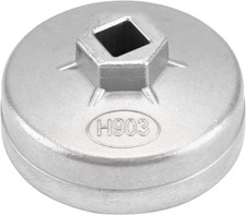 ® Chiave Filtro Olio per Auto 74 Mm 14 Flauti in Lega Di Alluminio Adatto a Audi