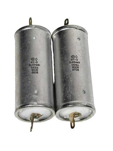 Coppia condensatori end - coppia, hi-end