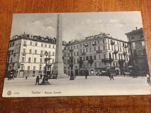 Cartolina torino piazza - -,