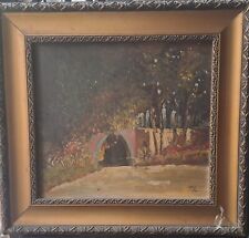 Quadro Antico. Pittori della costiera; Olio su legno;il solo pannello cm 27x30