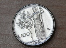 1991 Italy 100 Lire