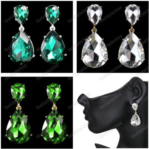 Orecchini clip grandi glass - grandi,
