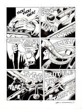 CORRADO ROI - Tavola originale Martin Mystere  n. 81  " Santa Claus 9000 " p. 66